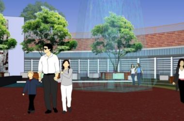 Sketchup景观模型|广场景观,现代风格-BIM建筑网