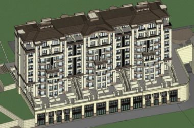 Sketchup住宅模型|多层花园洋房,联排住宅,古典风格-BIM建筑网