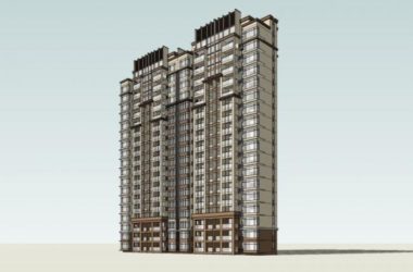 Sketchup住宅模型|高层住宅,居住建筑,古典风格-BIM建筑网