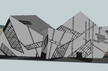 Sketchup文化模型|多层博物馆,现代风格,皇家安大略博物馆,丹尼尔·里伯斯金,文化建筑-BIM建筑网
