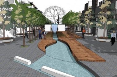 Sketchup景观模型|住宅景观,居住区景观,现代中式风格-BIM建筑网
