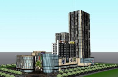 Sketchup商业模型|多高层商业综合体,现代风格-BIM建筑网