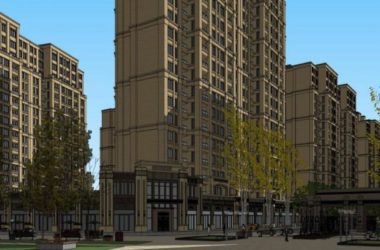 Sketchup住宅模型|高层住宅底层商业,居住建筑,古典风格-BIM建筑网