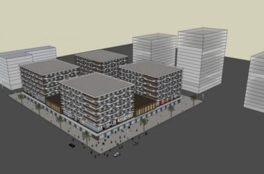 Sketchup商业模型|多层商业建筑,现代风格-BIM建筑网