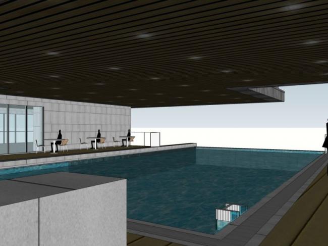 Sketchup商业模型|多层会所,现代风格 Sketchup商业模型|多层会所,现代风格