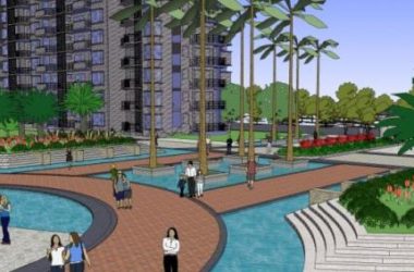 Sketchup景观模型|小区景观,住宅景观,现代风格-BIM建筑网