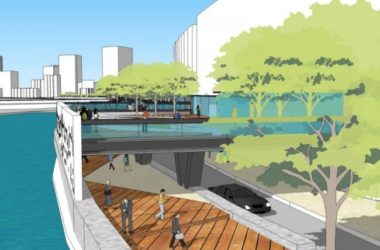 Sketchup景观模型|滨水景观,现代风格-BIM建筑网
