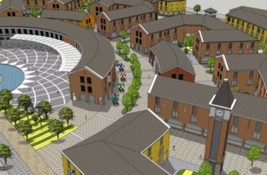 Sketchup商业模型|多层步行街,古典风格-BIM建筑网