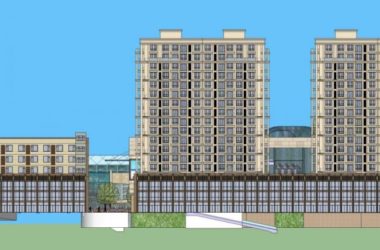 Sketchup住宅模型|高层商住小区,居住建筑,古典风格-BIM建筑网