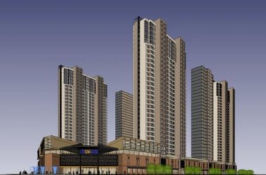 Sketchup综合体模型|超高层城市综合体,商业,住宅,现代风格-BIM建筑网