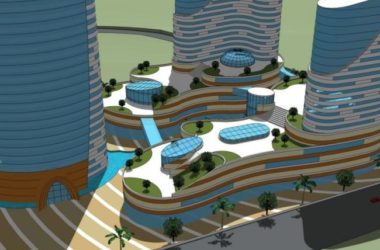 Sketchup综合体模型|超高层商业综合体,酒店,办公,现代风格-BIM建筑网