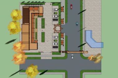 Sketchup商业模型|低层会所,现代风格-BIM建筑网