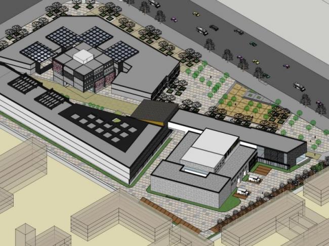 Sketchup商业模型|低层会所,现代风格 Sketchup商业模型|低层会所,现代风格