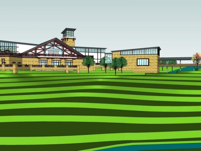 Sketchup商业模型|低层会所,现代风格 Sketchup商业模型|低层会所,现代风格