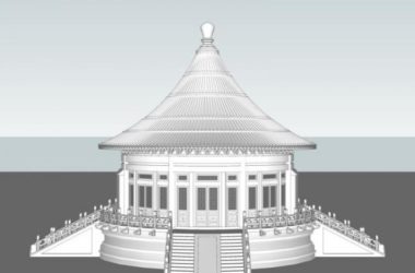 Sketchup古建筑模型|多层圆殿,天坛愿殿,古建筑,中式风格-BIM建筑网