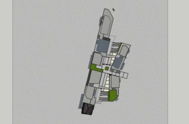 Sketchup商业模型|多层商业步行街,现代风格-BIM建筑网