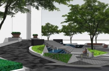 Sketchup景观模型|商业景观,现代风格-BIM建筑网