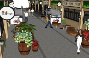 Sketchup景观模型|商业景观,现代风格-BIM建筑网
