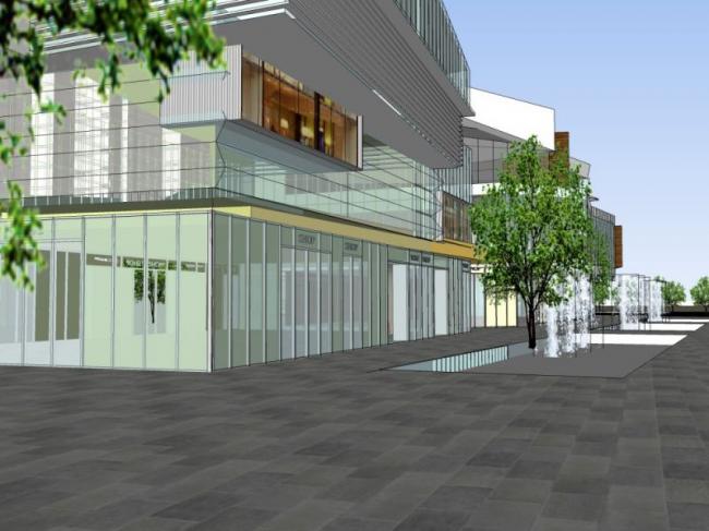 Sketchup商业模型|多层购物中心,现代风格 Sketchup商业模型|多层购物中心,现代风格