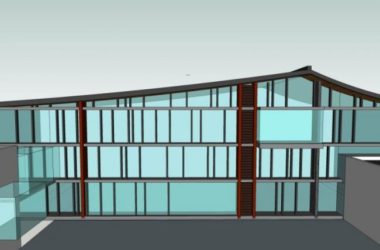 Sketchup商业模型|低层会所,现代中式风格-BIM建筑网