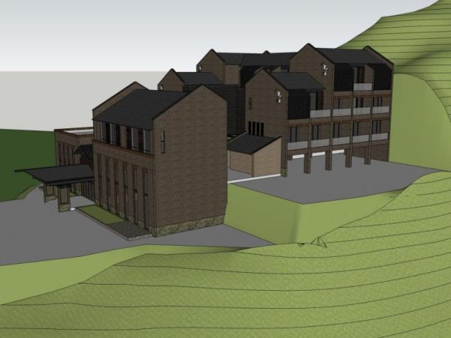 Sketchup商业模型|多层会所,现代风格 Sketchup商业模型|多层会所,现代风格