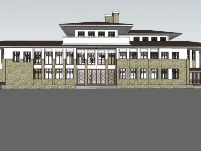 Sketchup商业模型|多层会所,现代风格 Sketchup商业模型|多层会所,现代风格