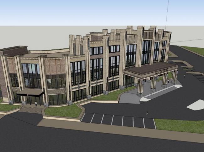 Sketchup商业模型|多层会所,欧式古典风格 Sketchup商业模型|多层会所,欧式古典风格