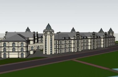 Sketchup住宅模型|多层住宅,联排,古典风格-BIM建筑网