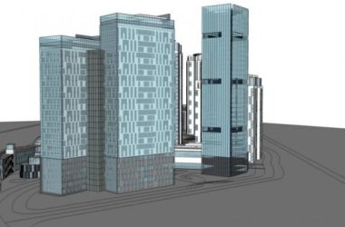 Sketchup综合体模型|超高层城市综合体,商业,住宅,办公,酒店,现代风格-BIM建筑网