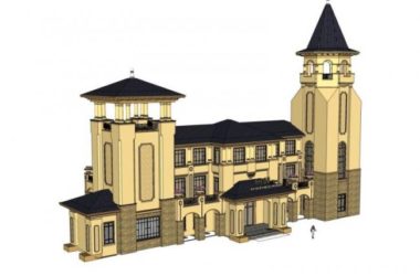 Sketchup商业模型|多层会所,欧式古典风格-BIM建筑网