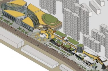 Sketchup商业模型|多层商业步行街,现代风格-BIM建筑网