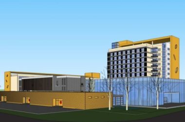 Sketchup酒店模型|多高层酒店,现代风格-BIM建筑网