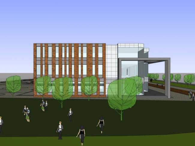 Sketchup商业模型|多层商业街区,现代风格 Sketchup商业模型|多层商业街区,现代风格
