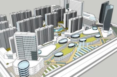 Sketchup综合体模型|多高层商业综合体,住宅,办公,酒店,现代风格-BIM建筑网