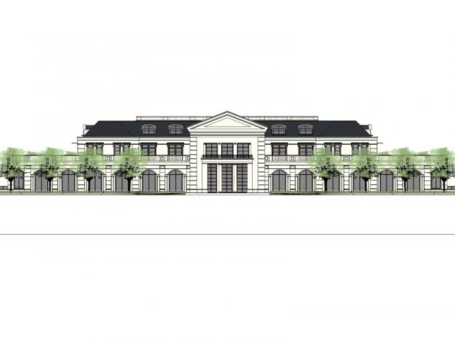 Sketchup商业模型|低层会所,现代风格 Sketchup商业模型|低层会所,现代风格