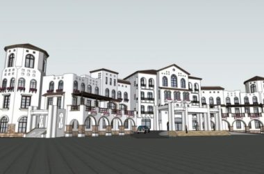 Sketchup商业模型|多层会所,西班牙风格-BIM建筑网