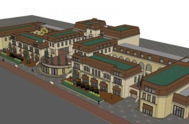 Sketchup商业模型|多层商业,古典风格-BIM建筑网