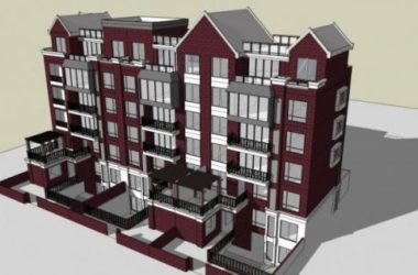 Sketchup住宅模型|多层住宅,联排,现代风格-BIM建筑网