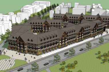 Sketchup住宅模型|多层住宅,底层商业,古典风格-BIM建筑网