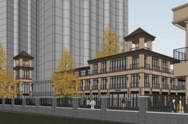 Sketchup商业模型|多层商业街,古典风格-BIM建筑网