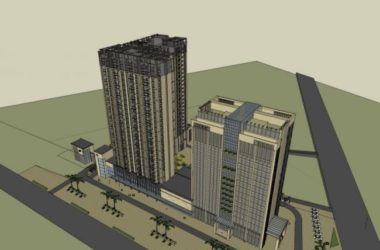 Sketchup住宅模型|高层住宅,底层商业,办公,居住建筑,古典风格-BIM建筑网