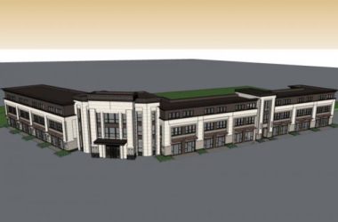 Sketchup商业模型|多层商业中心,现代风格-BIM建筑网