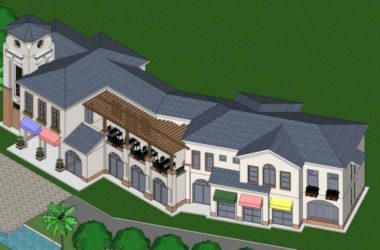 Sketchup商业模型|低层商业建筑,现代风格-BIM建筑网