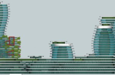 Sketchup综合体模型|多高层商业综合体,住宅,办公,酒店,现代风格-BIM建筑网