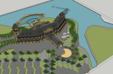 Sketchup商业模型|低层会所,中式风格-BIM建筑网