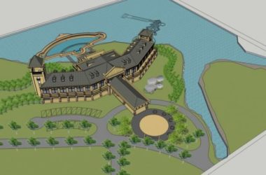 Sketchup商业模型|低层会所,中式风格-BIM建筑网