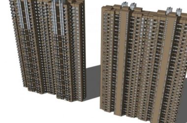 Sketchup住宅模型|超高层住宅,居住建筑,古典风格-BIM建筑网