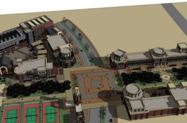 Sketchup商业模型|多层商业街,现代风格-BIM建筑网