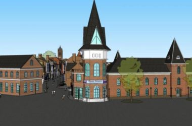 Sketchup商业模型|商业步行街,低层,英式古典风格-BIM建筑网