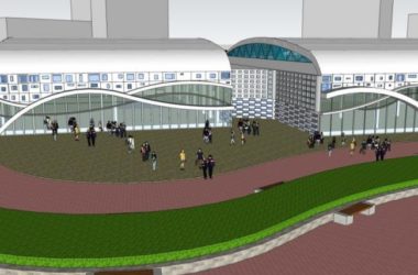 Sketchup车站路桥|多层客运站,现代风格-BIM建筑网
